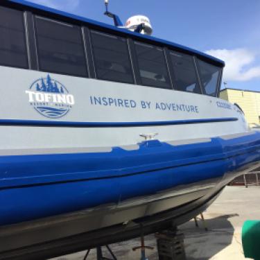Tofino Waterfront Resort Charter Boat Vinyl